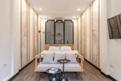Studio-Apartment mit Kingsize-Bett — Homestay CHAT - Noble Stay Train Street , Self check-in