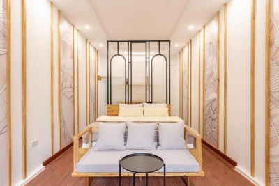Studio-Apartment mit Kingsize-Bett — Homestay CHAT - Noble Stay Train Street , Self check-in